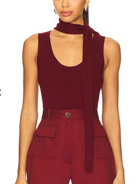 MATTHEW BRUCH Scarf Tank Top - size M